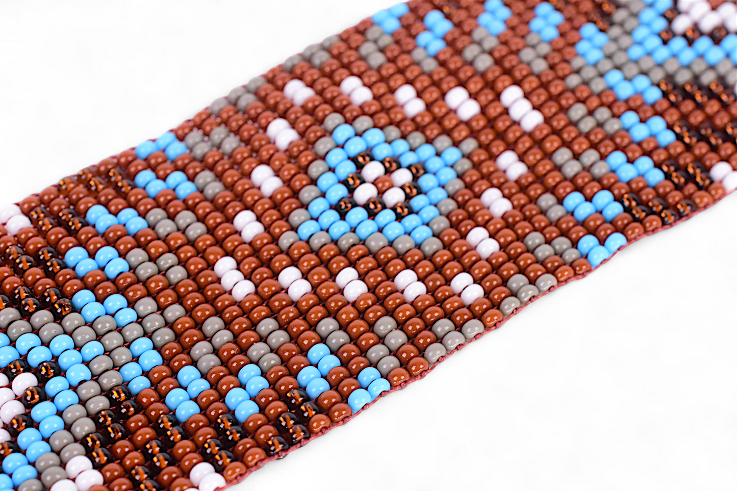 Large Brown Beaded Bracelet