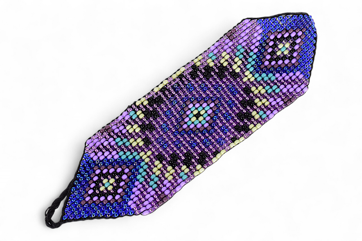 Large Purple Beaded Bracelet