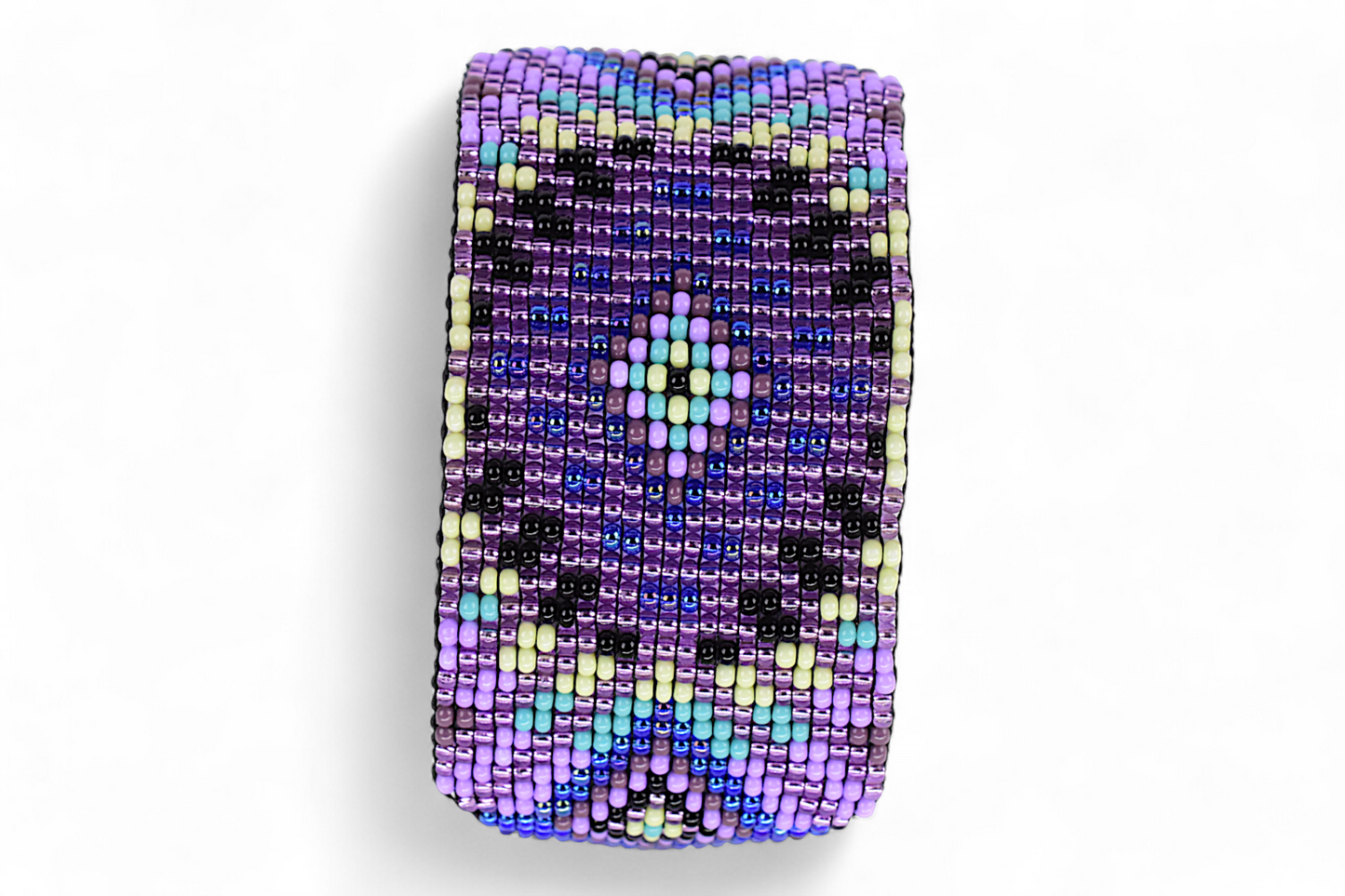 Large Purple Beaded Bracelet