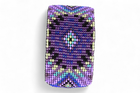 Large Purple Beaded Bracelet