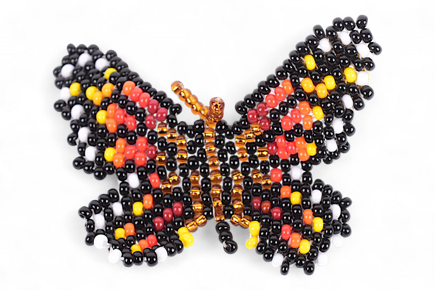 Small Red & Orange Butterfly Earing