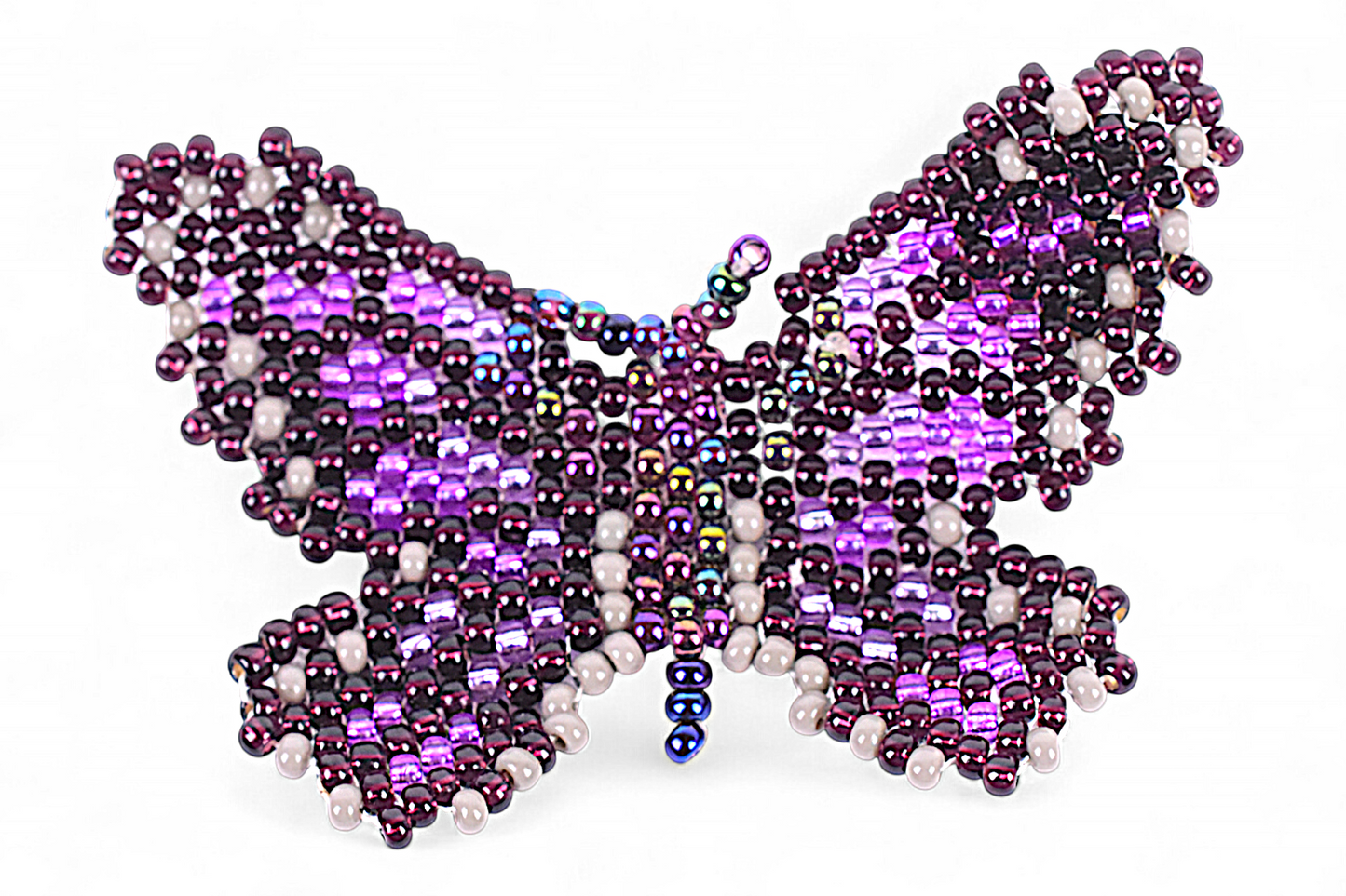 Small Purple Butterfly Earings