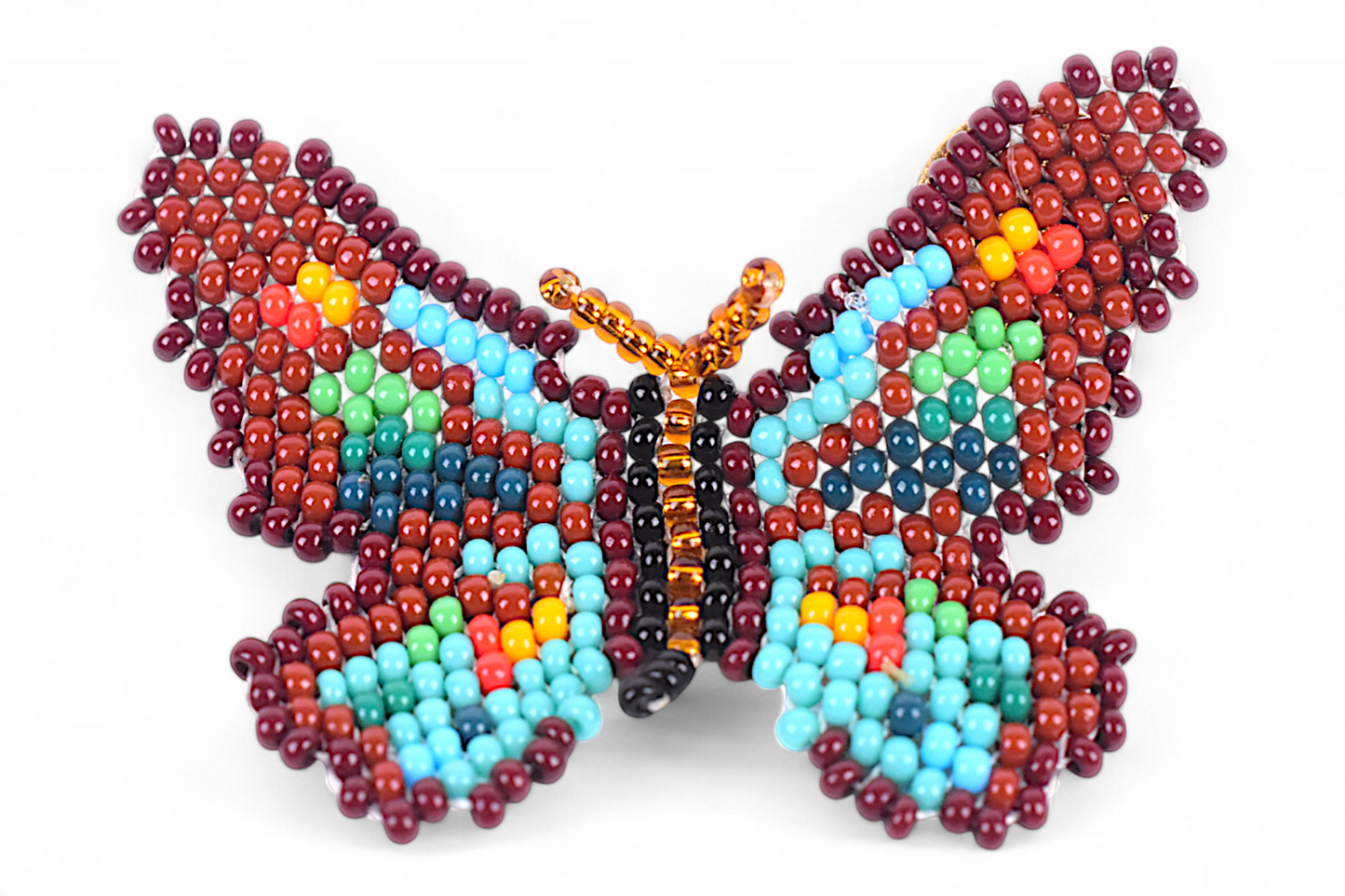 Small Brown & Green Butterfly Earing