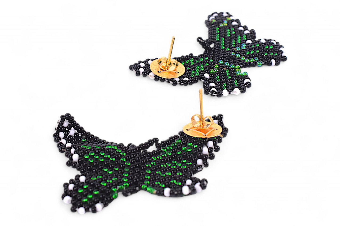 Small Green Butterfly Earing