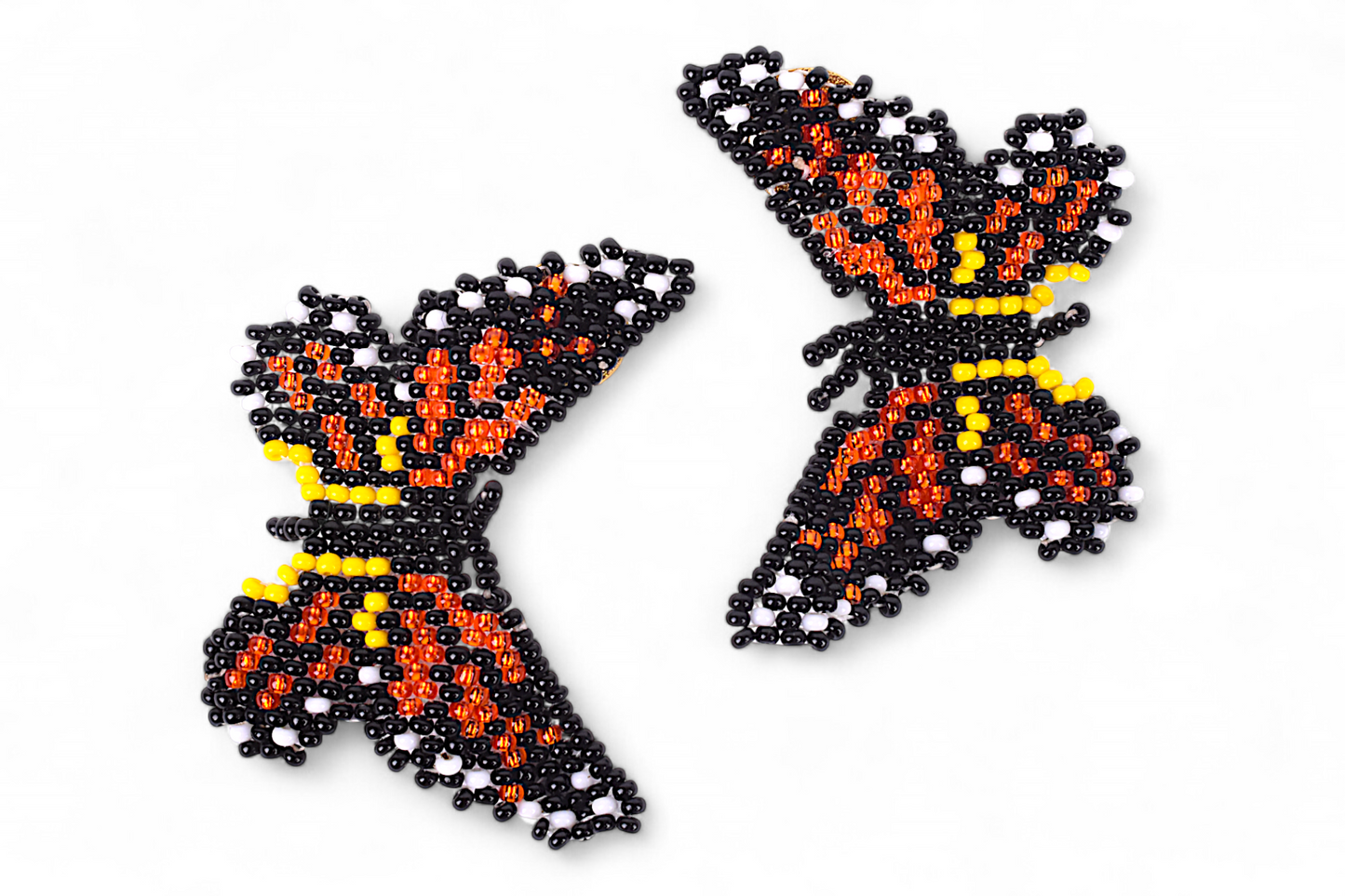 Small Orange Butterfly Earing