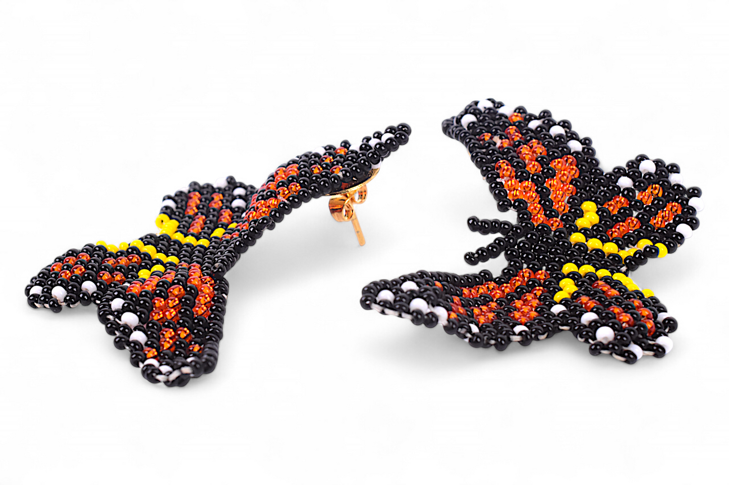 Small Orange Butterfly Earing