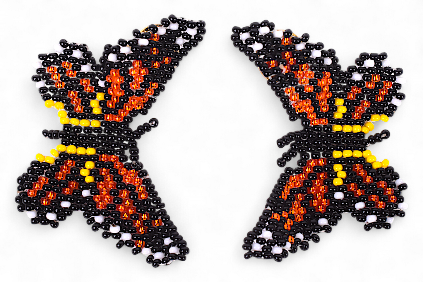 Small Orange Butterfly Earing