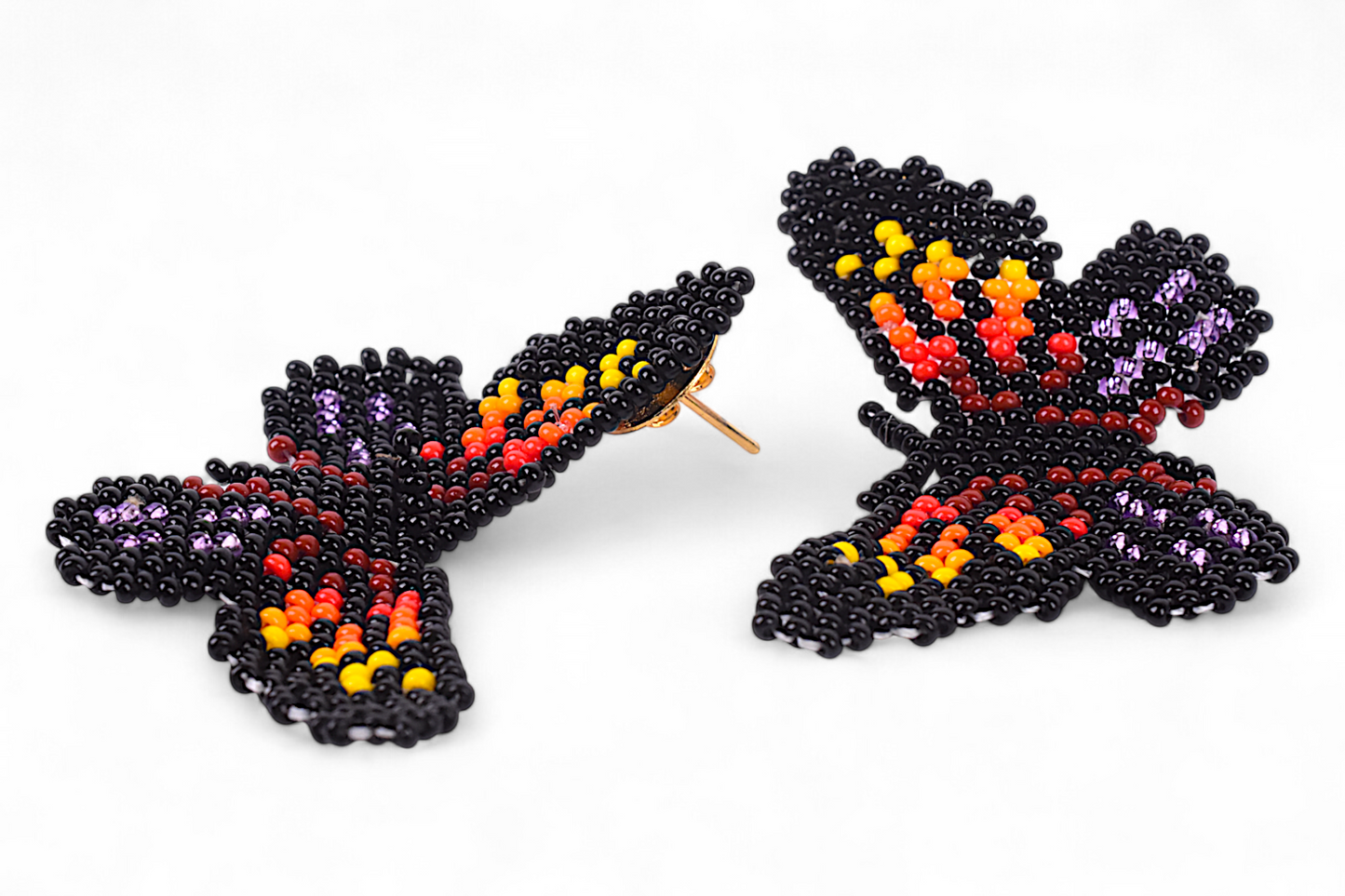 Small Black & Yellow Butterfly Earing