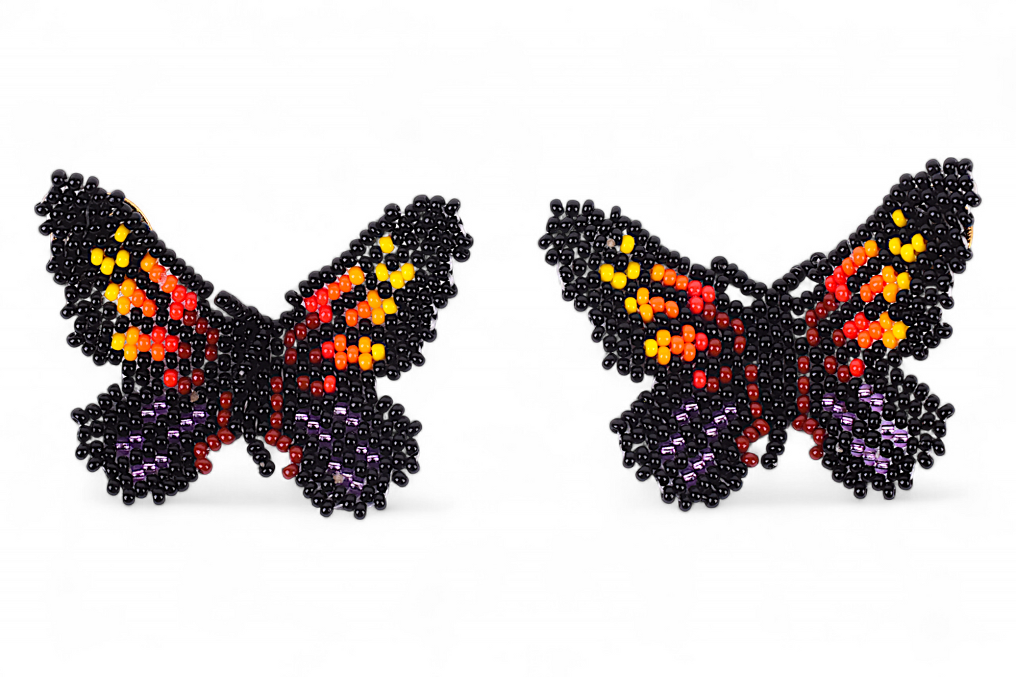 Small Black & Yellow Butterfly Earing