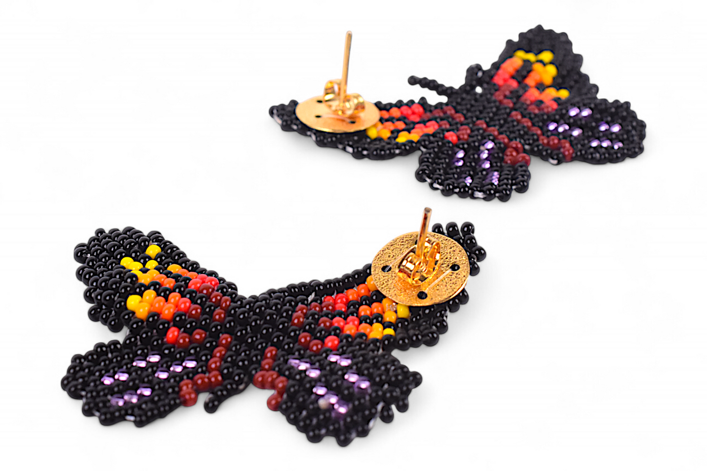 Small Black & Yellow Butterfly Earing