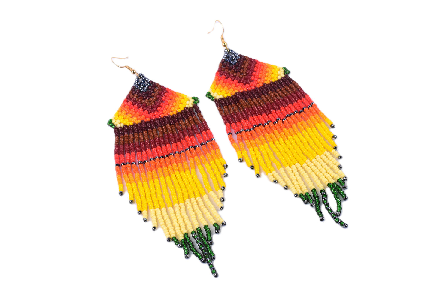 Yellow Medusa Earrings