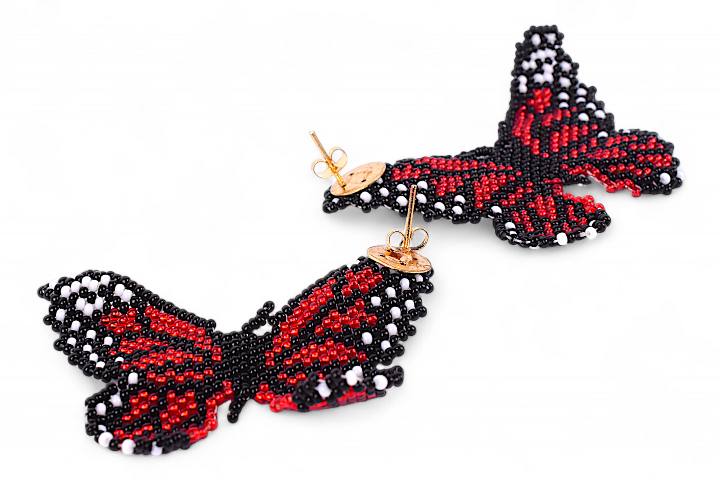 Large Red Butterfly Earing