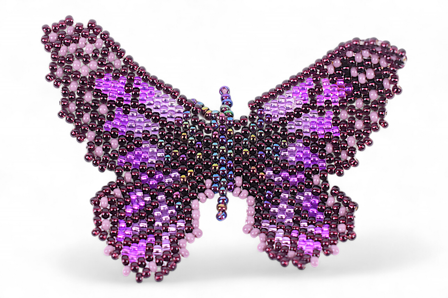 Large Purple Butterfly Earings