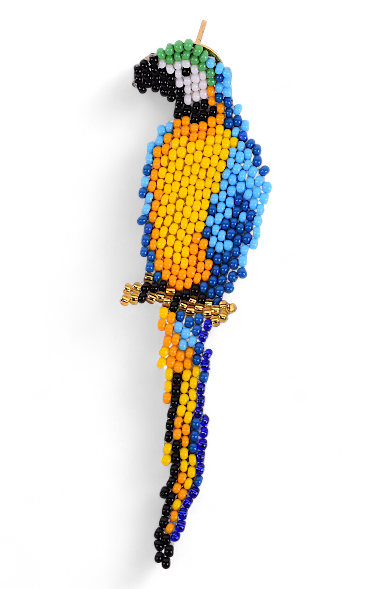 Blue Parrot Earings (Medium)