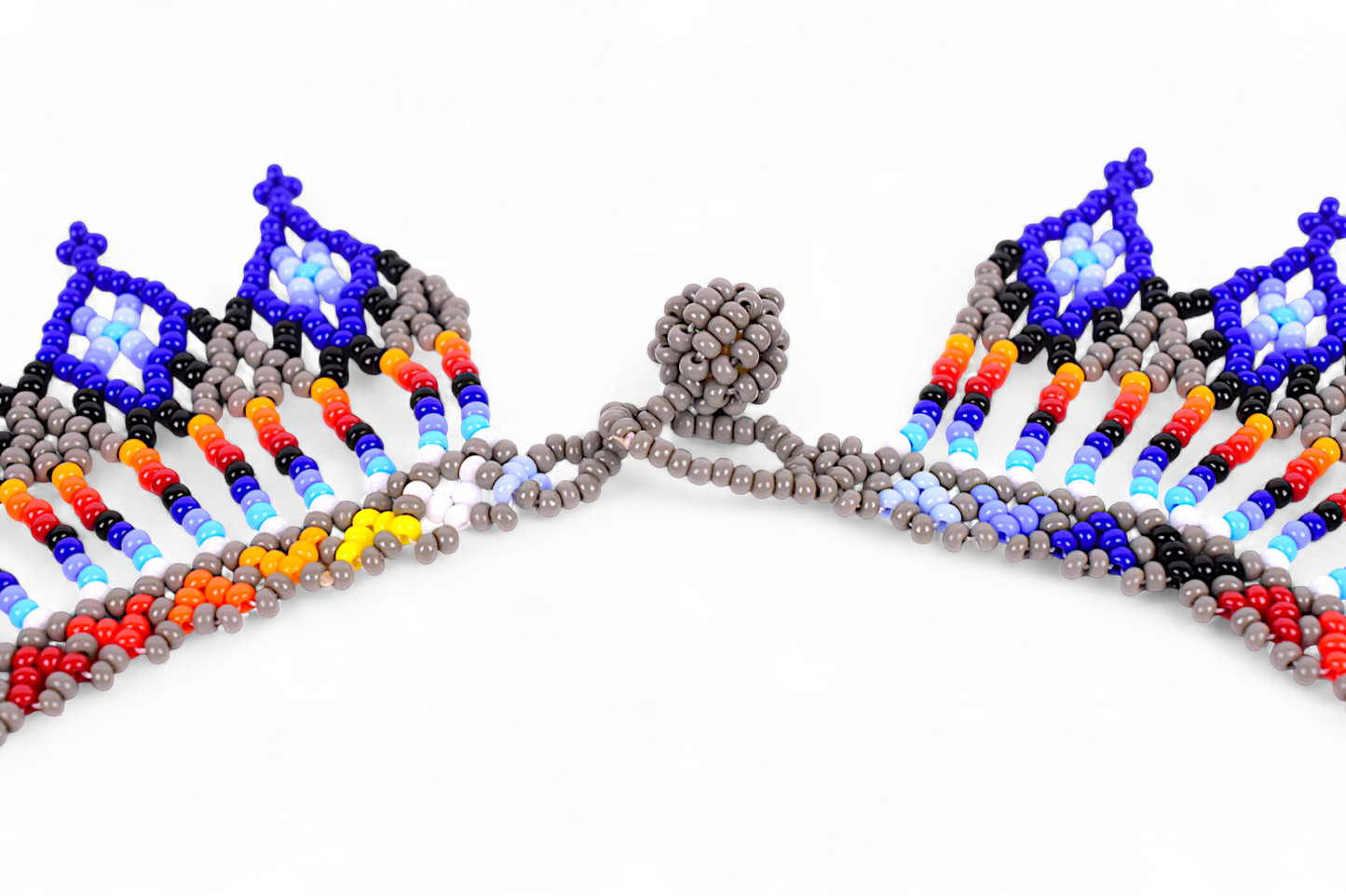 Blue Beaded Necklace (Medium)