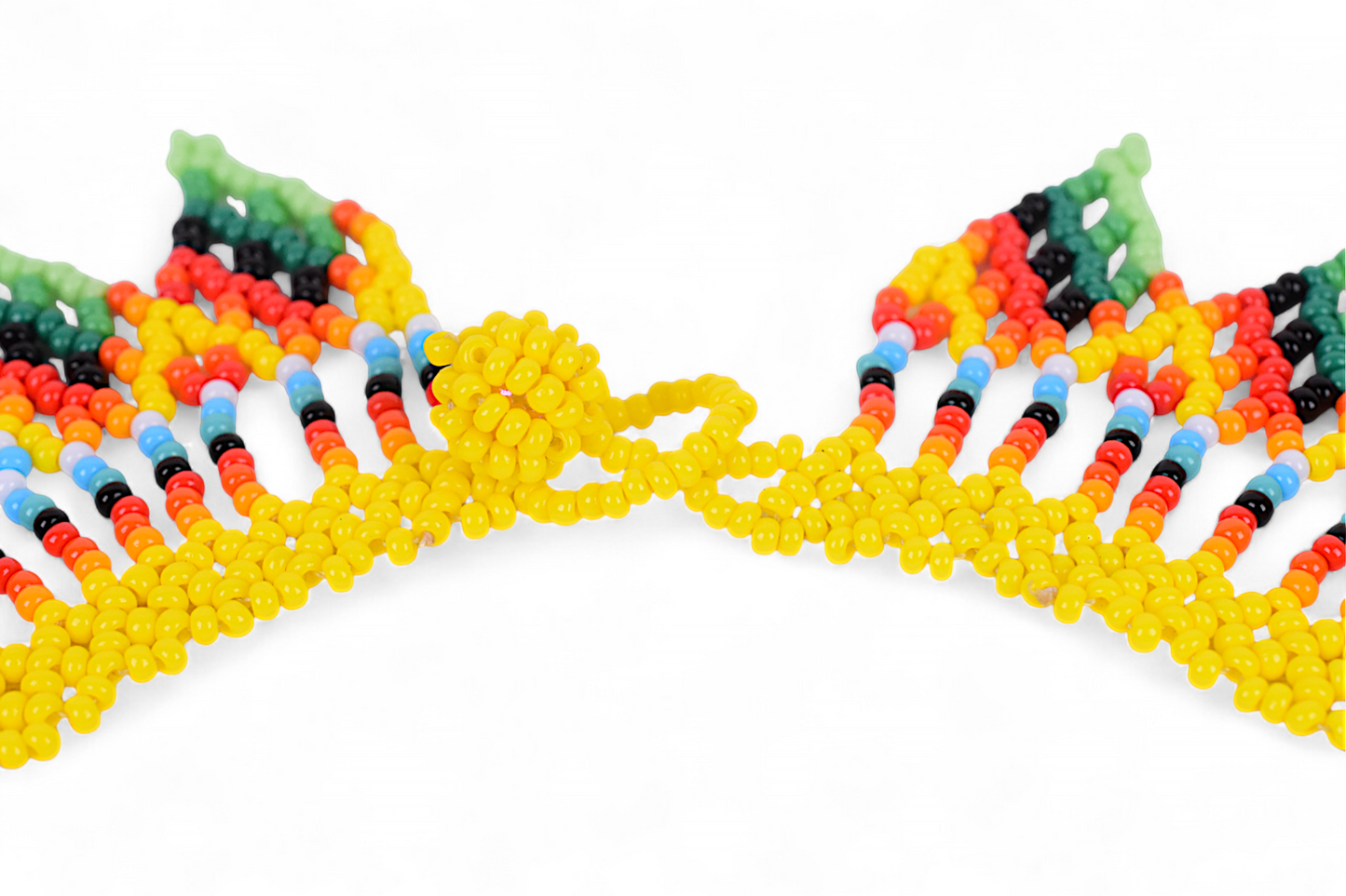 Yellow Beaded Necklace (Medium)