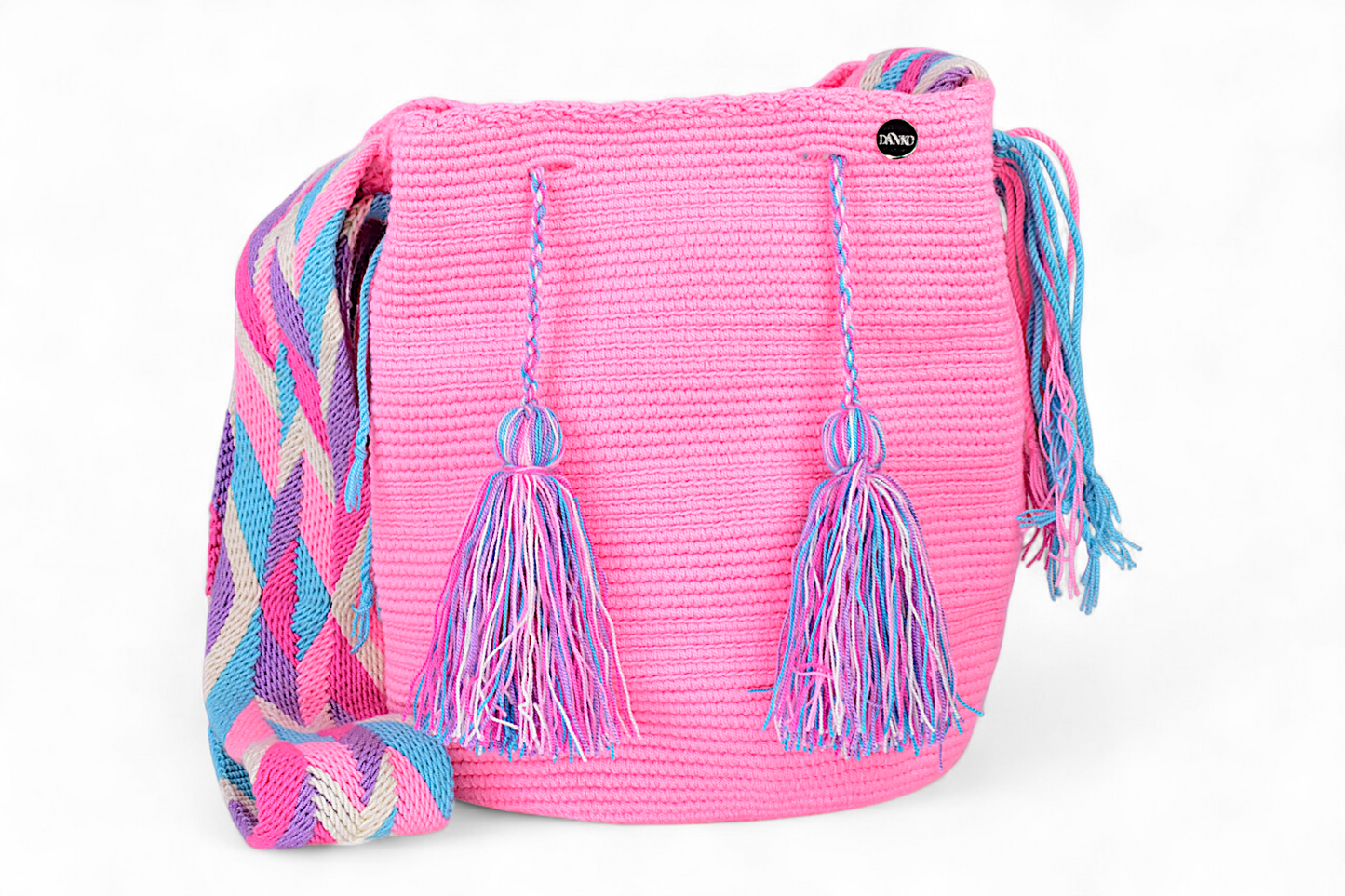 Large Pink Wayuu Bag