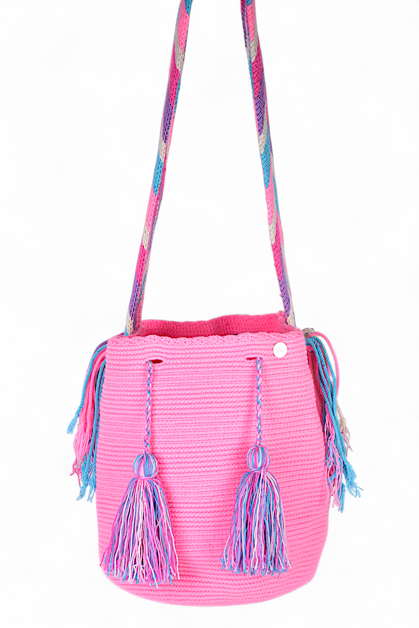 Large Pink Wayuu Bag