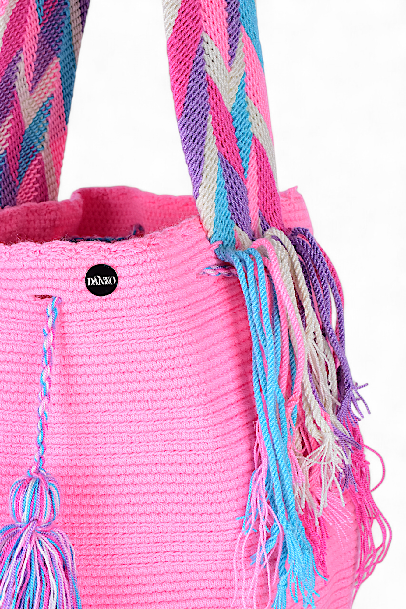 Large Pink Wayuu Bag