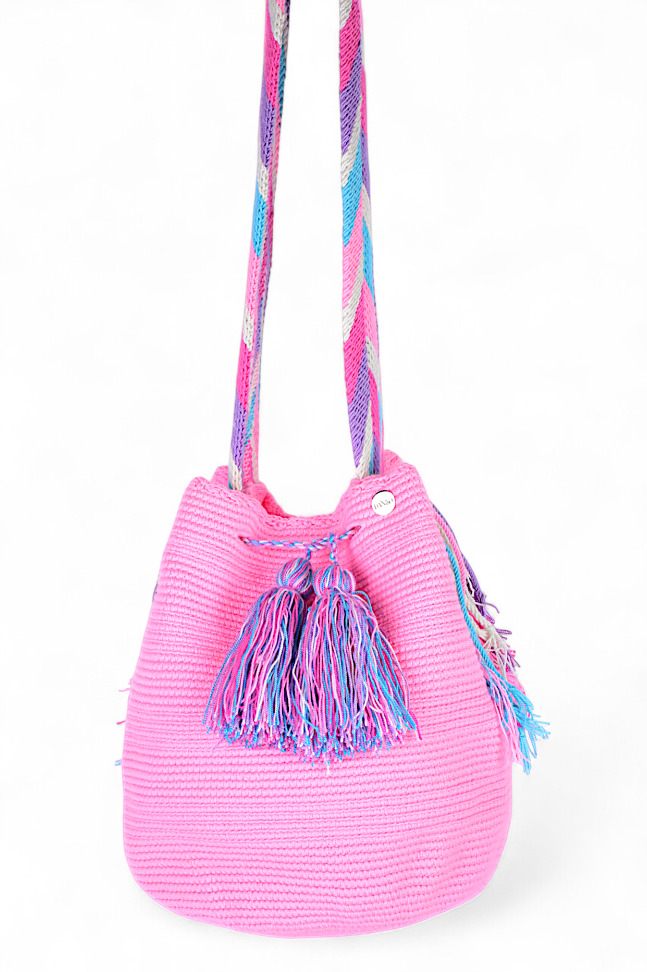 Large Pink Wayuu Bag