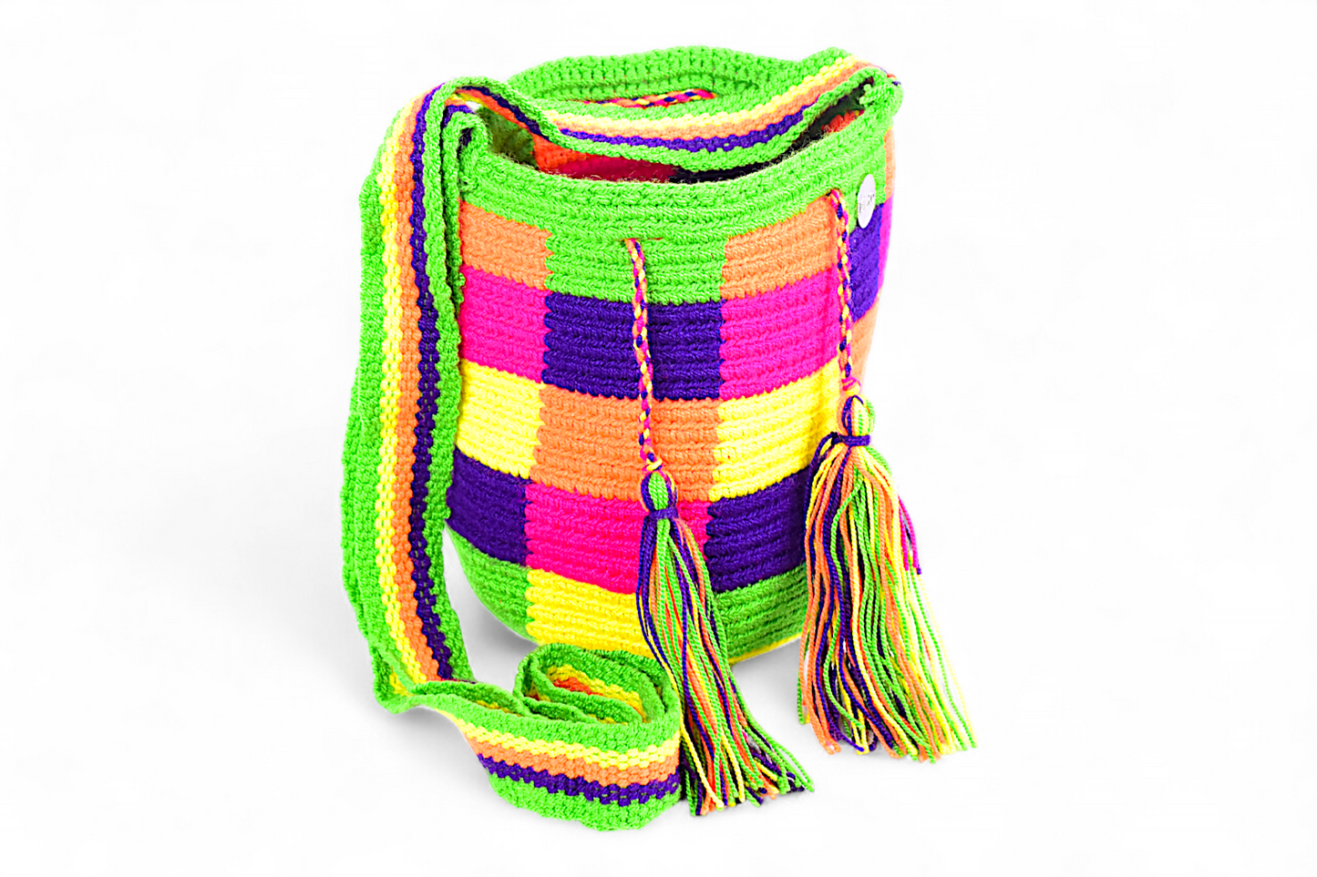 Small Crossbody Bag with Square Design