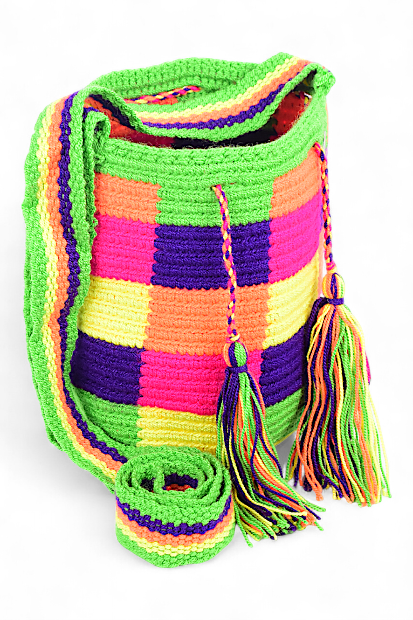 Small Crossbody Bag with Square Design