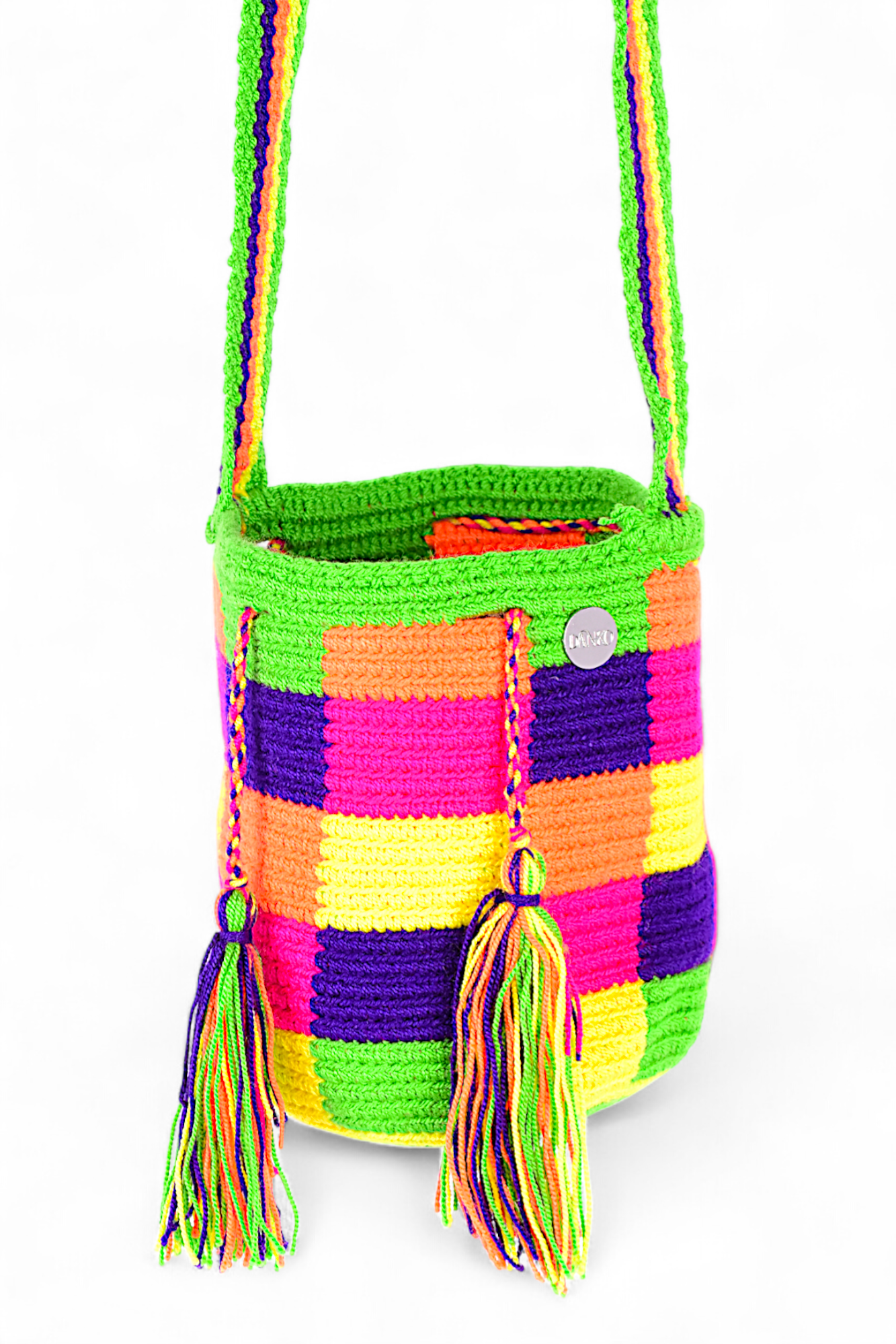 Small Crossbody Bag with Square Design