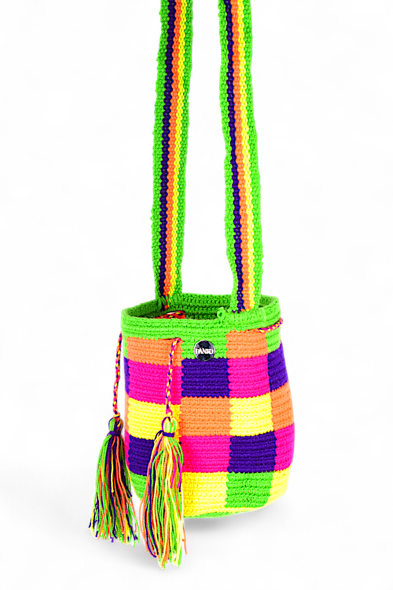 Small Crossbody Bag with Square Design