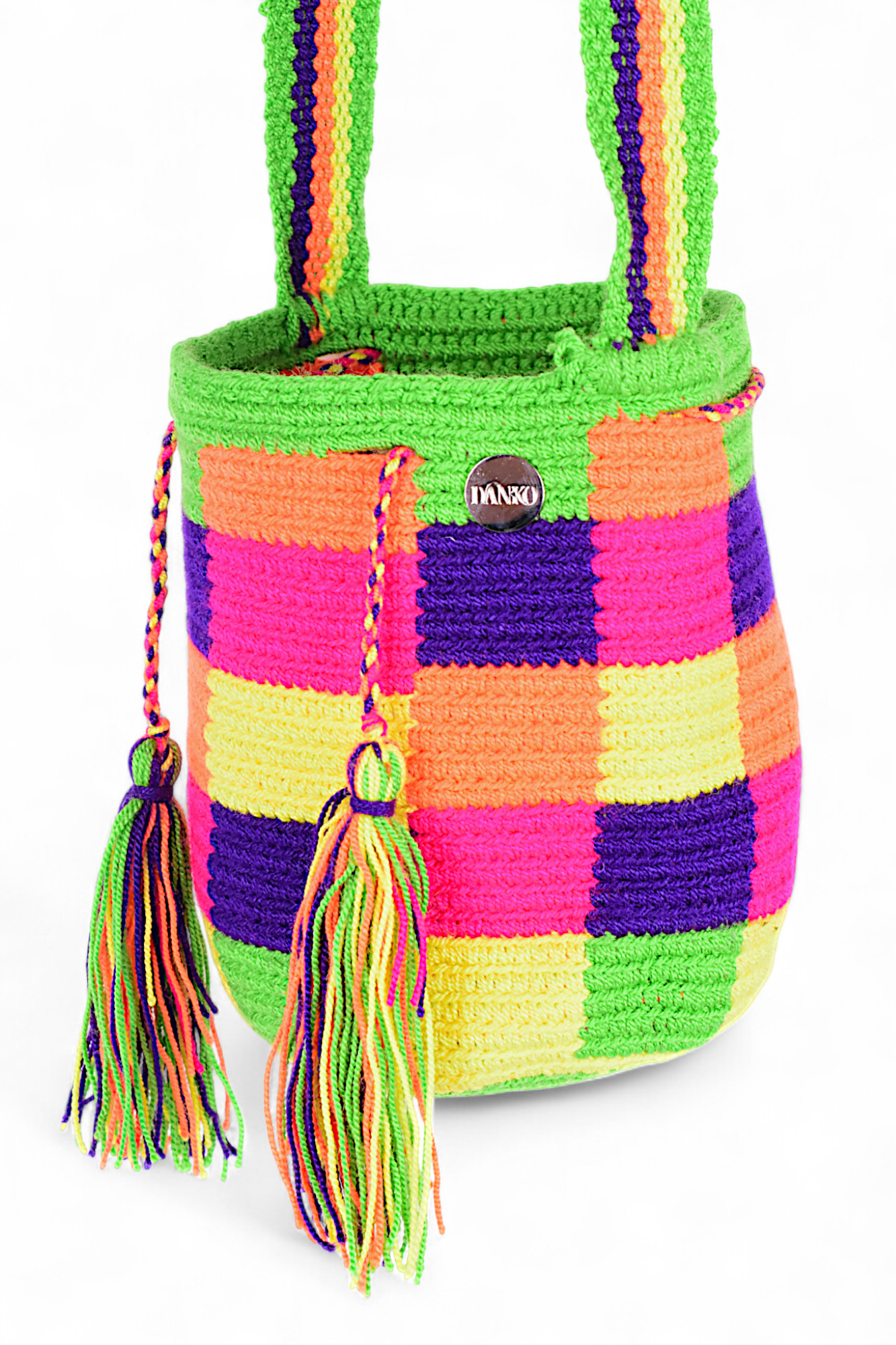 Small Crossbody Bag with Square Design