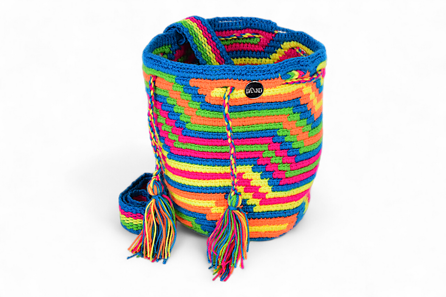 Small Crocet Bag with Multicolour Design