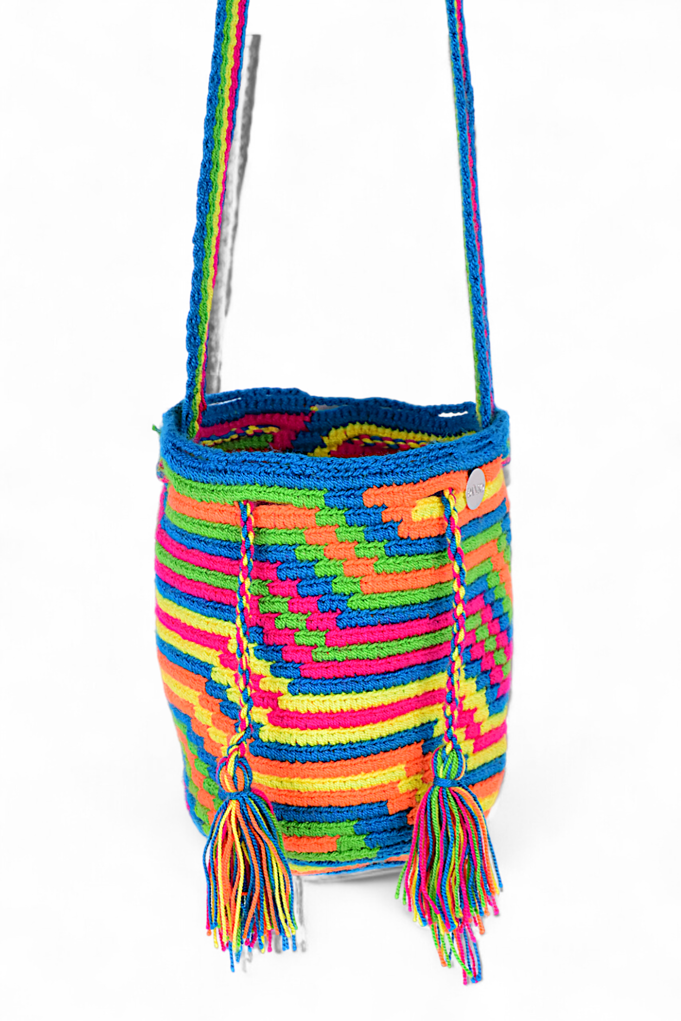 Small Crocet Bag with Multicolour Design