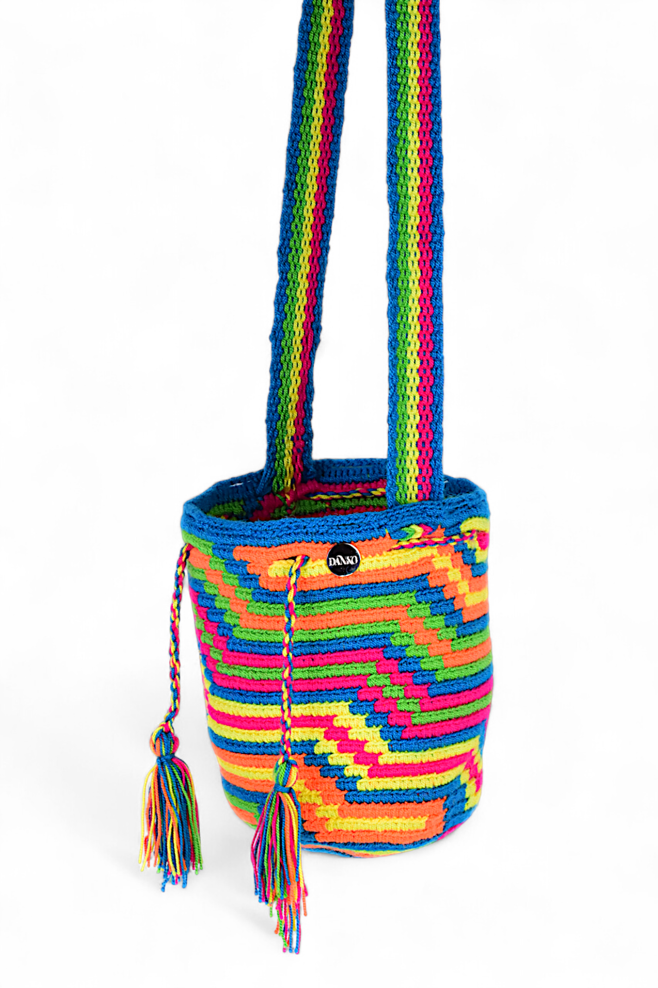 Small Crocet Bag with Multicolour Design