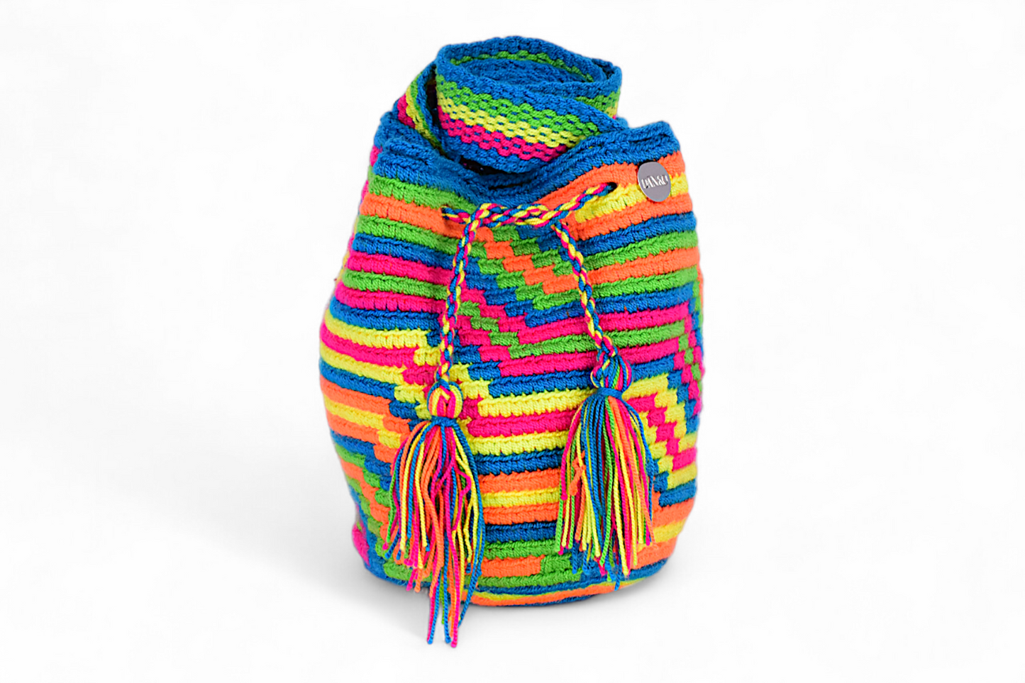 Small Crocet Bag with Multicolour Design