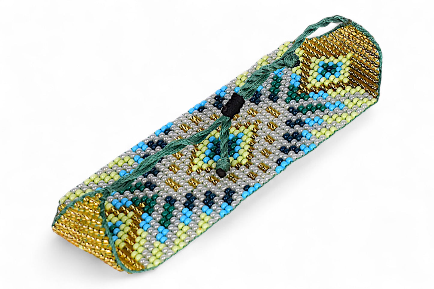 Large Gold & Silver Beaded Bracelet