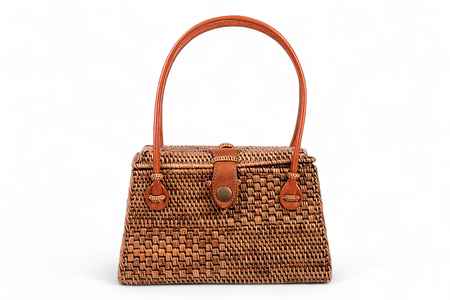 Handmade Rattan Bag - Classic Box