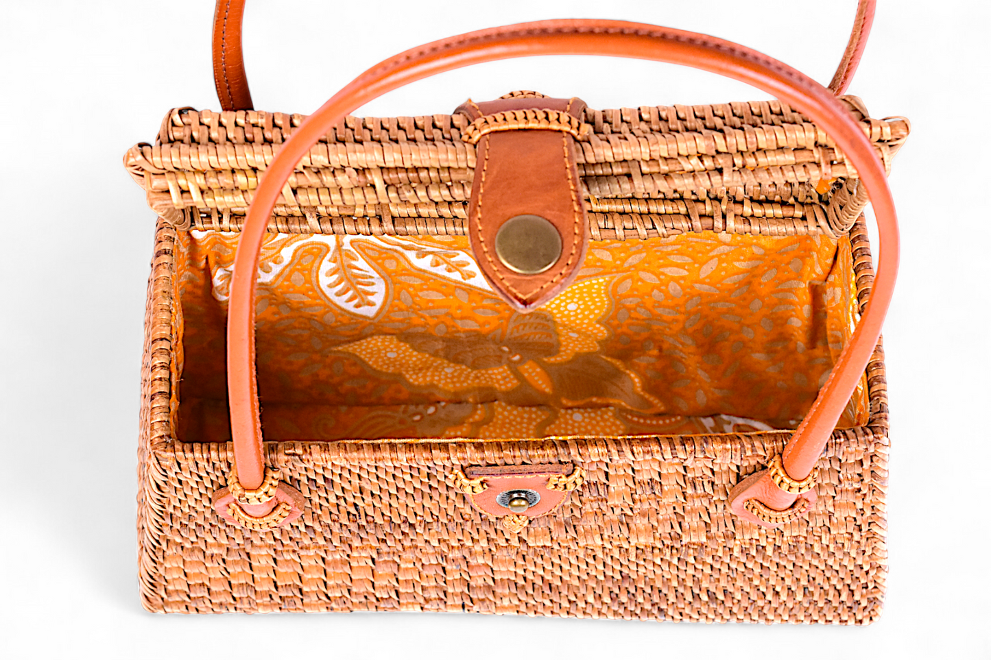 Handmade Rattan Bag - Classic Box