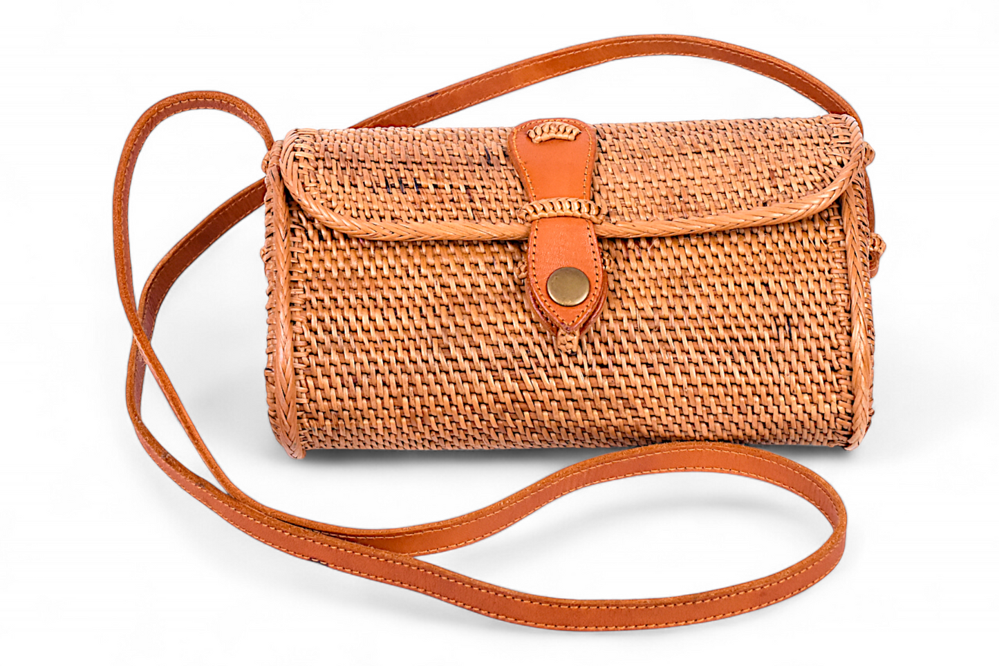 Handmade Rattan Bag - Crossbody
