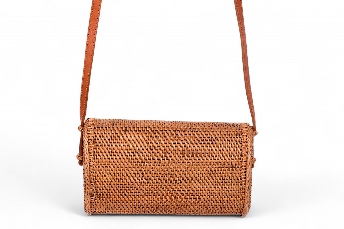 Handmade Rattan Bag - Crossbody