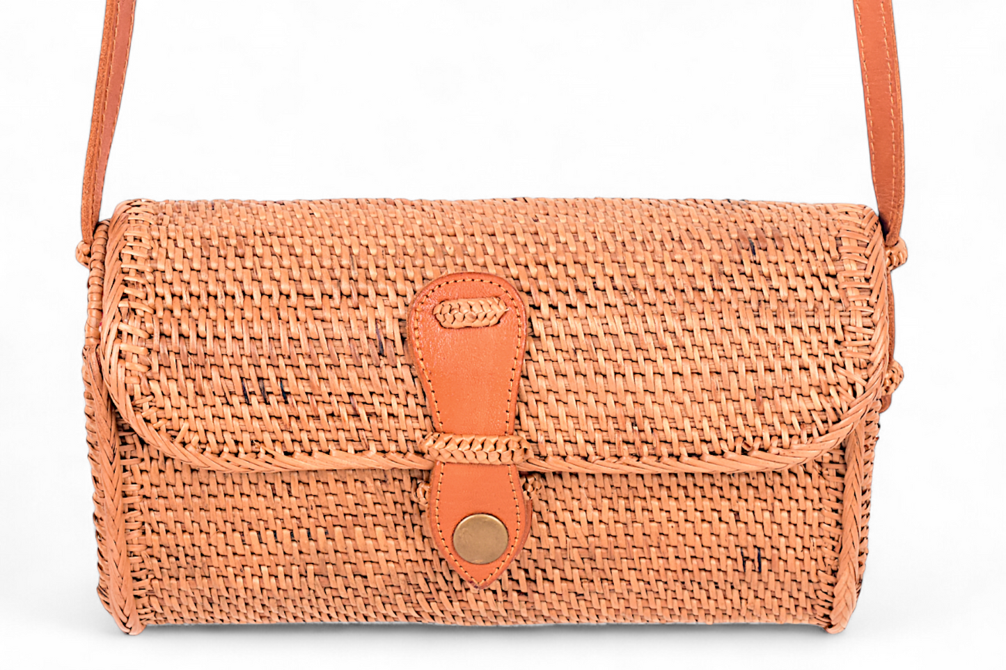Handmade Rattan Bag - Crossbody