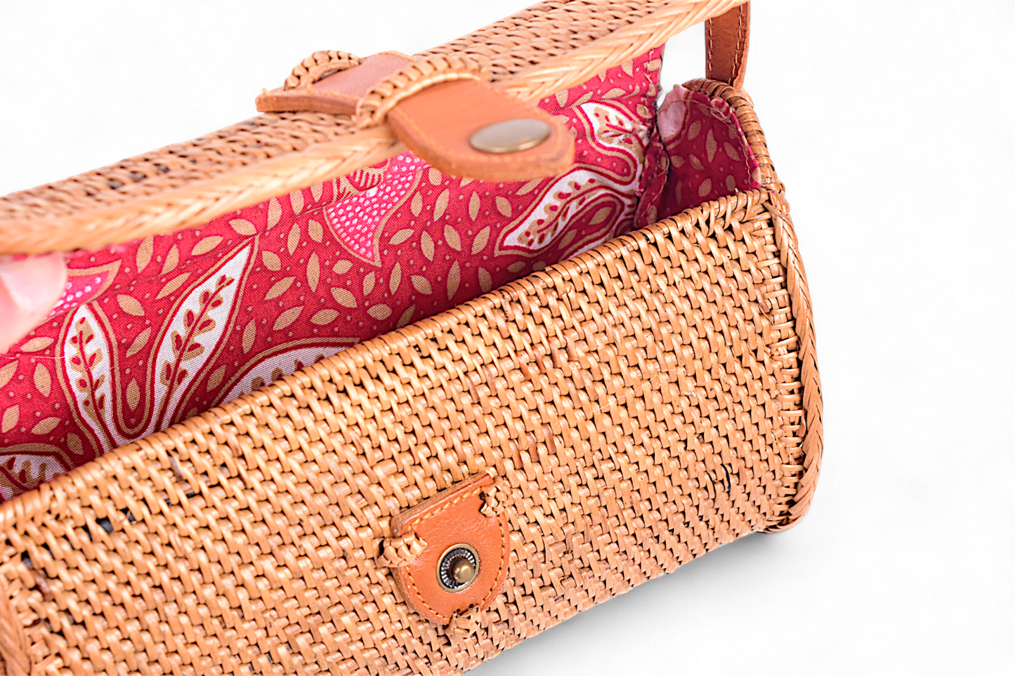 Handmade Rattan Bag - Crossbody