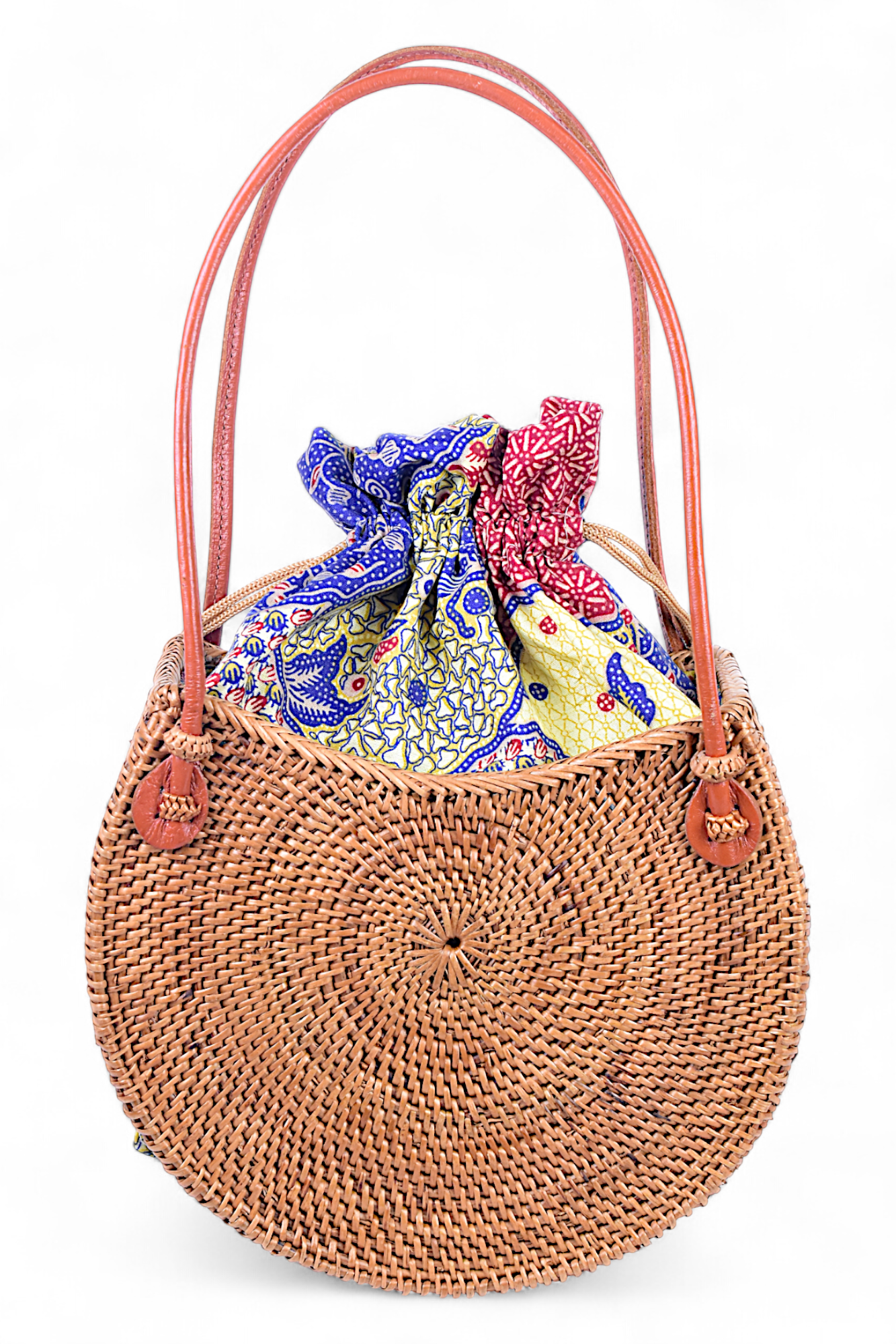 Handmade Rattan Bag - Round