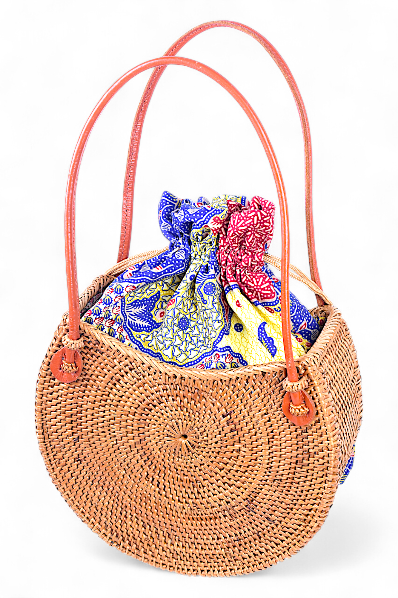 Handmade Rattan Bag - Round