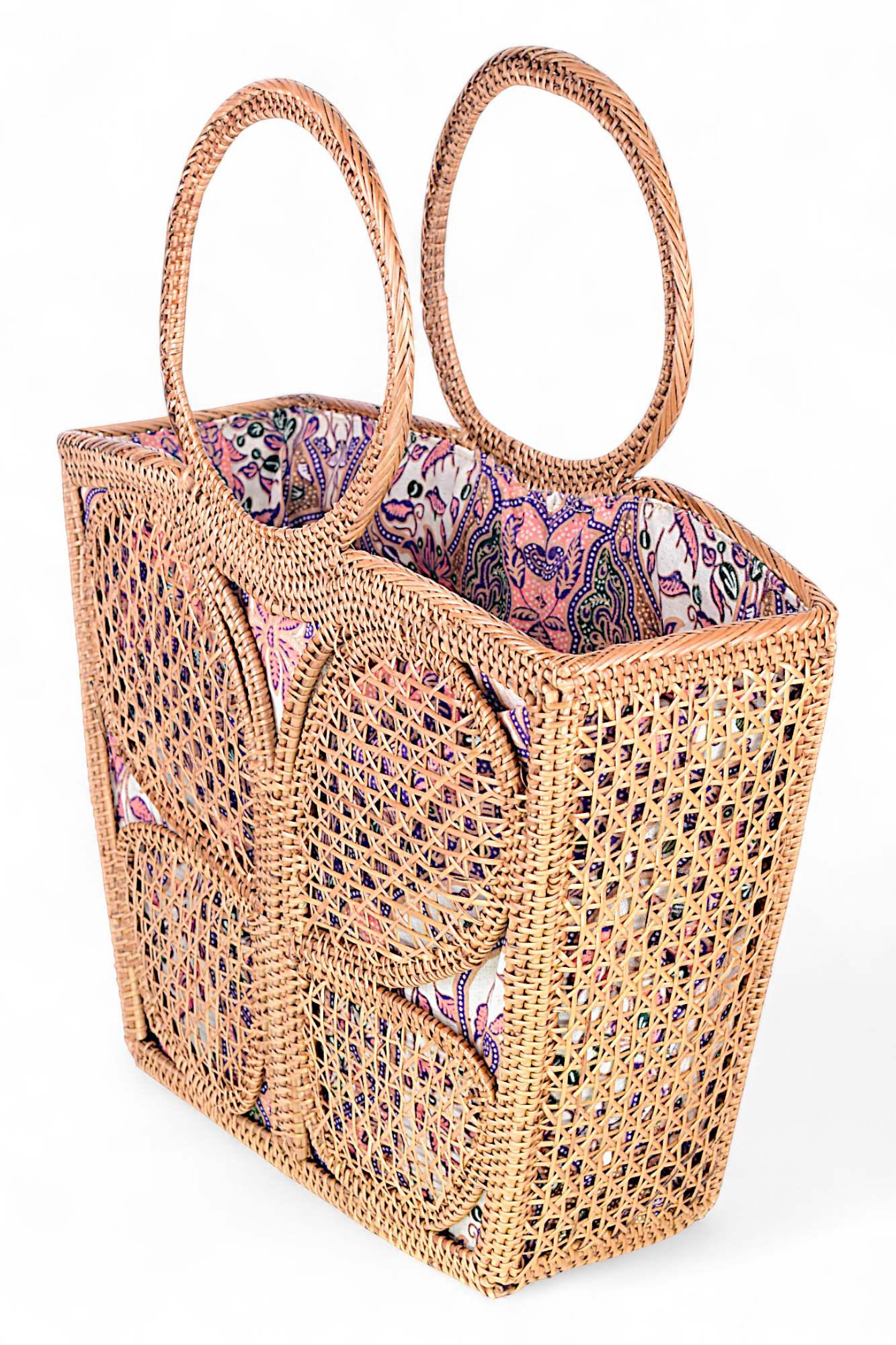 Handmade Rattan Bag - Butterfly