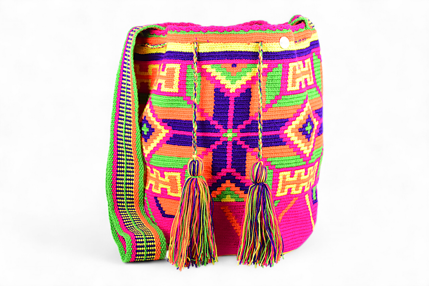 Large Neon Multicolur Bucket Bag