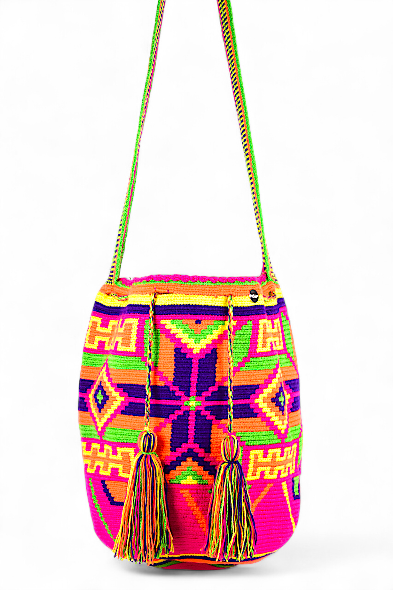 Large Neon Multicolur Bucket Bag