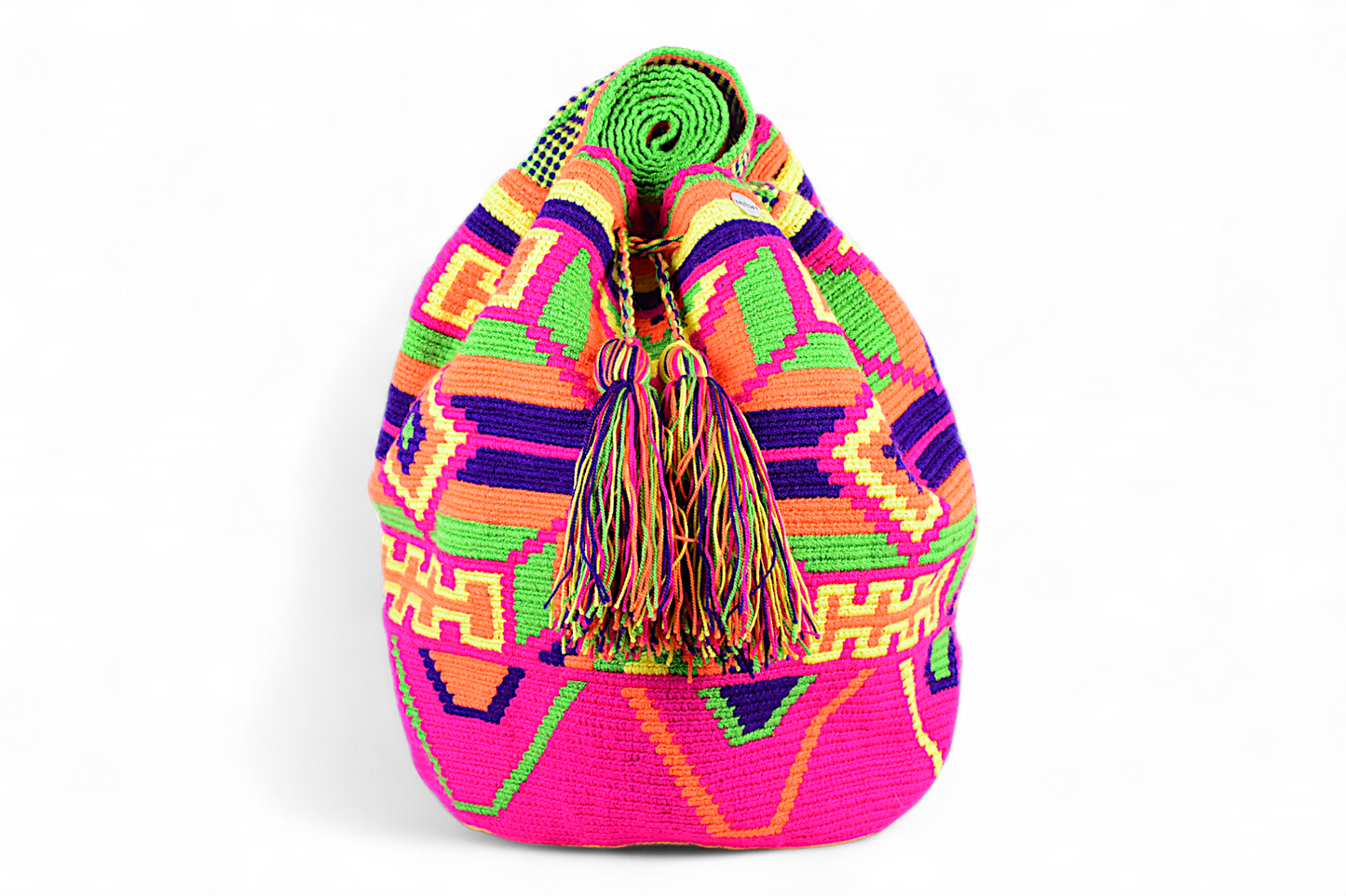 Large Neon Multicolur Bucket Bag