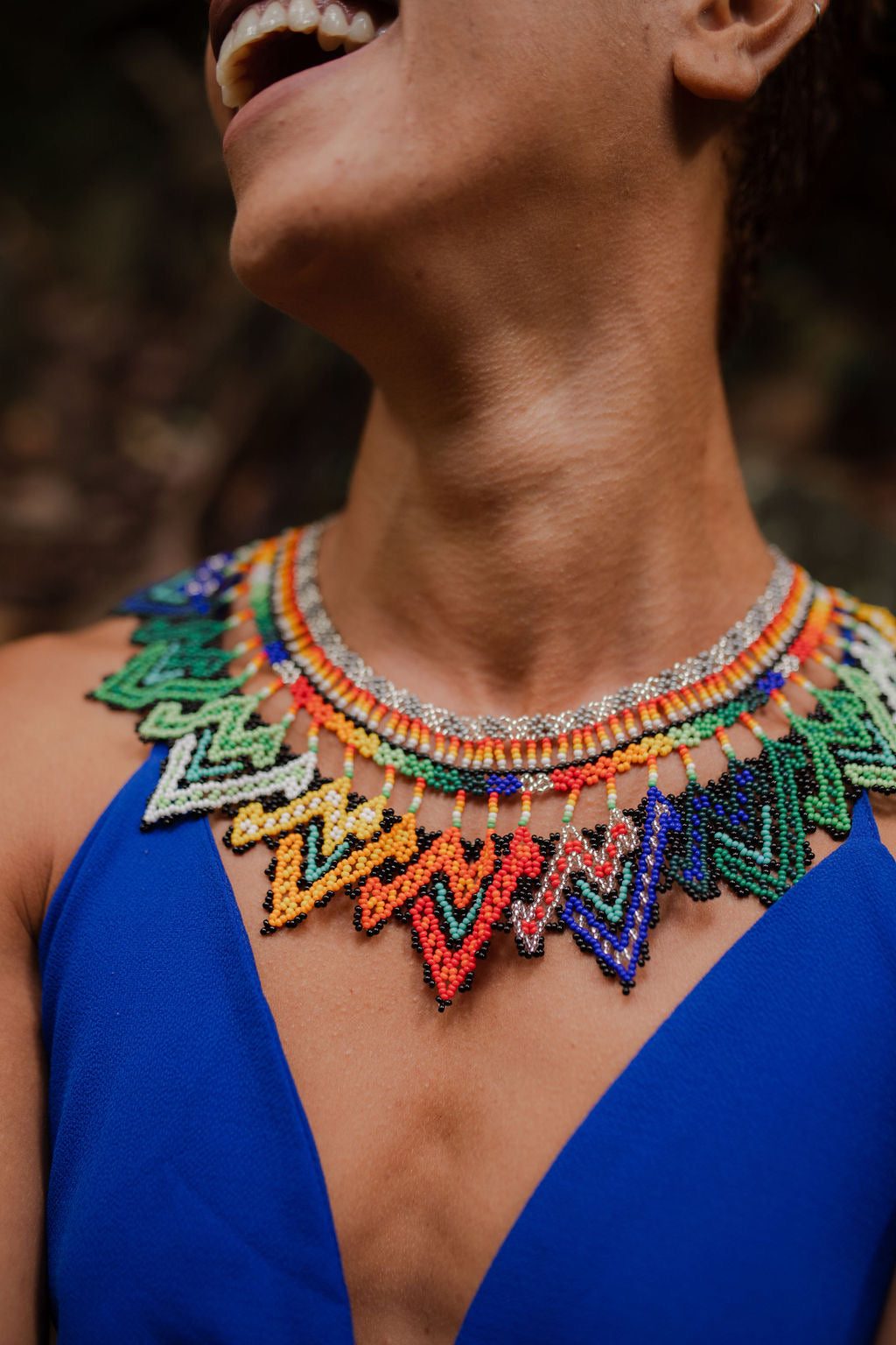 Large Mixed Beaded Necklace