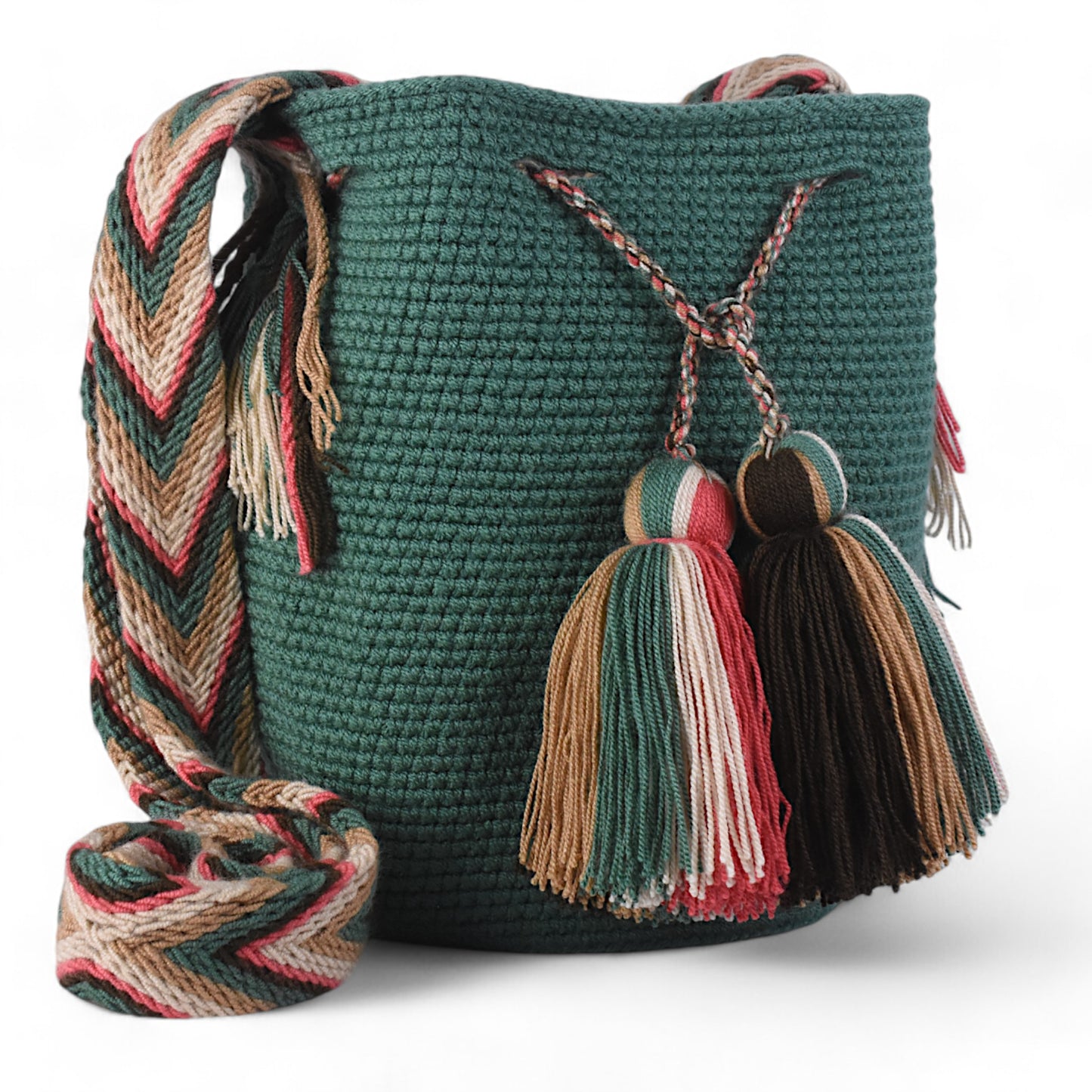 Medium Handmade Green Handbag