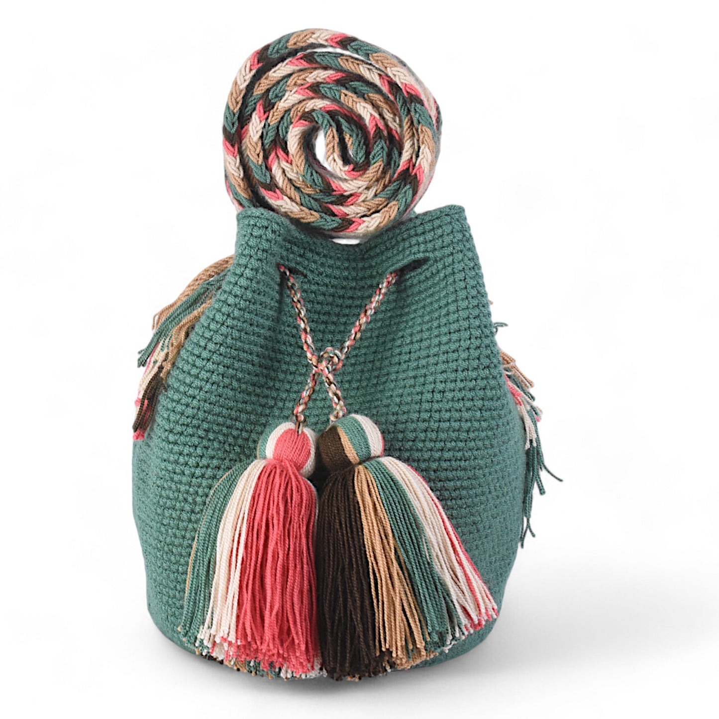 Medium Handmade Green Handbag