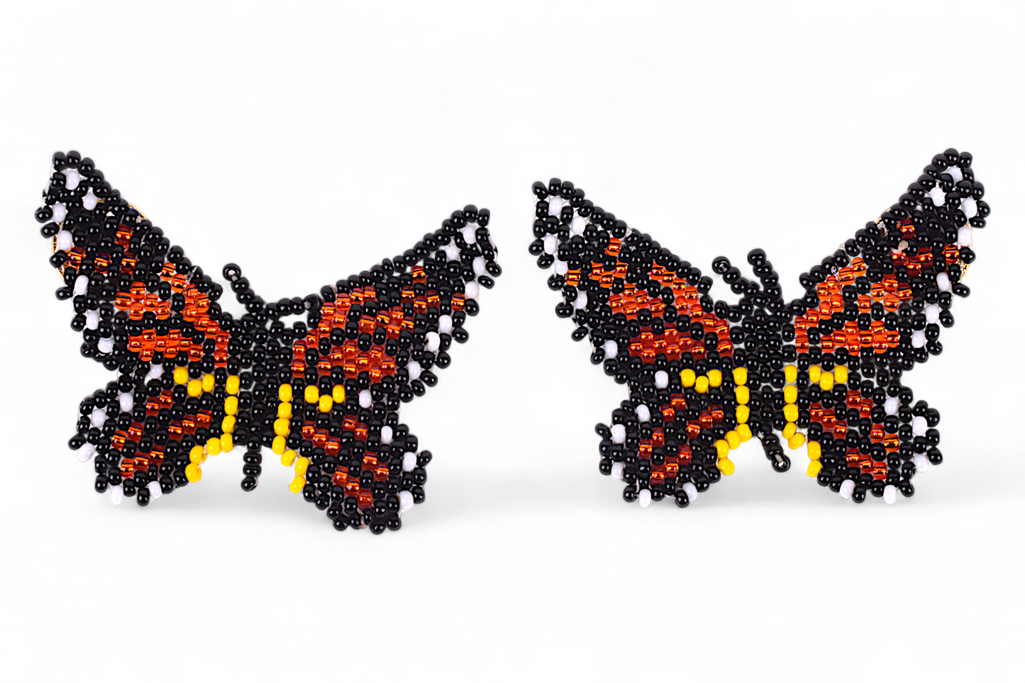 Small Orange Butterfly Earing